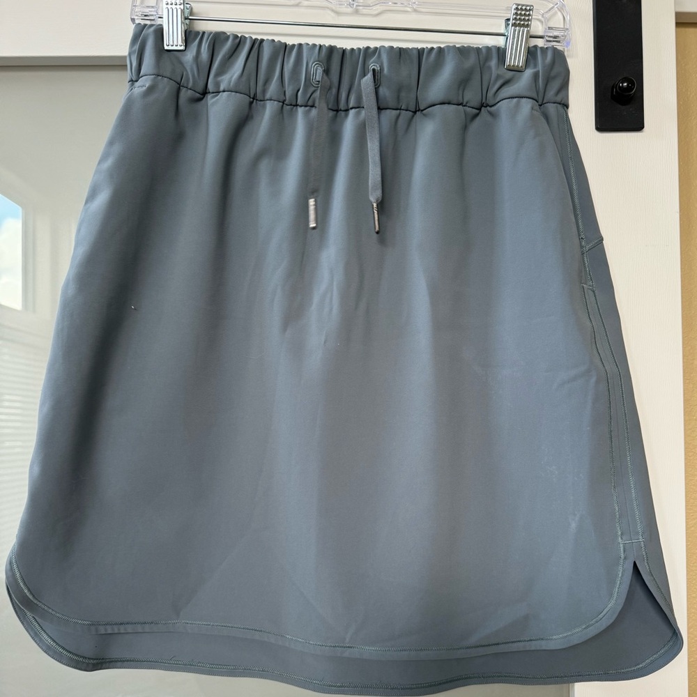 Lululemon - On The Fly Skirt Woven in Slate Blue - Women's 8